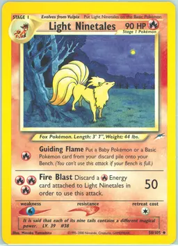 Light Ninetales card photo