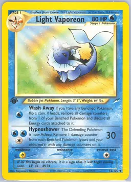 Light Vaporeon #52