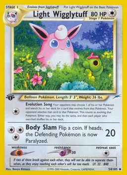 Light Wigglytuff card photo