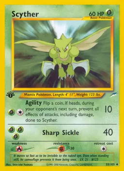 Scyther card photo