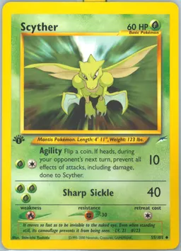 Scyther card photo
