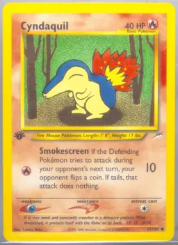 Cyndaquil card photo