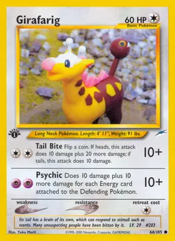 Girafarig card photo