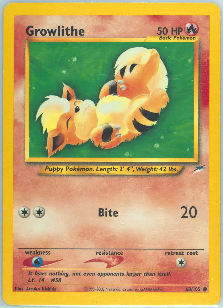 Growlithe card photo
