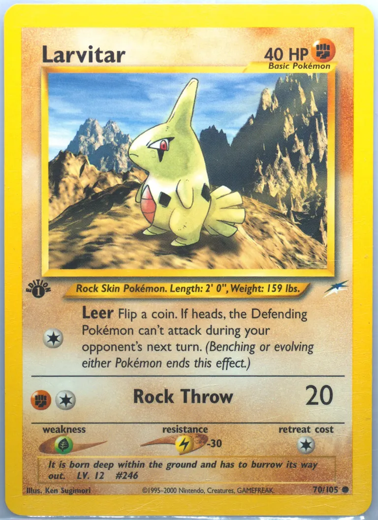 Larvitar card photo