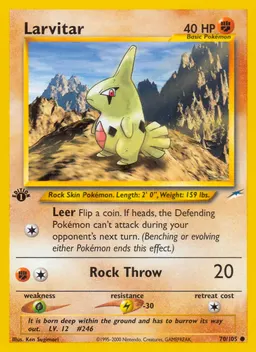 Larvitar card photo