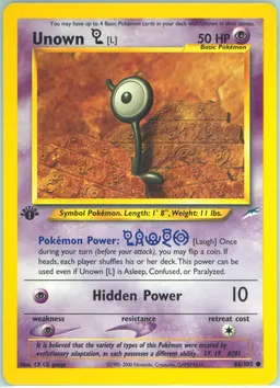 Unown [L] card photo