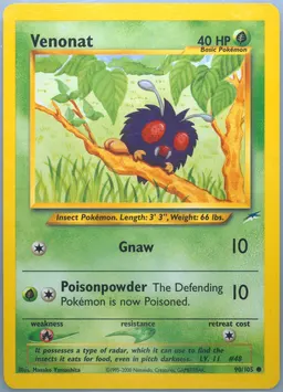 Venonat card photo
