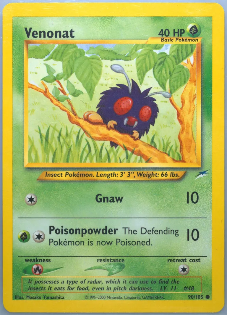 Venonat card photo