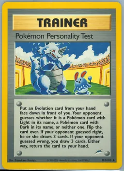 Pokémon Personality Test #102