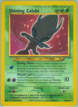 Shining Celebi card photo
