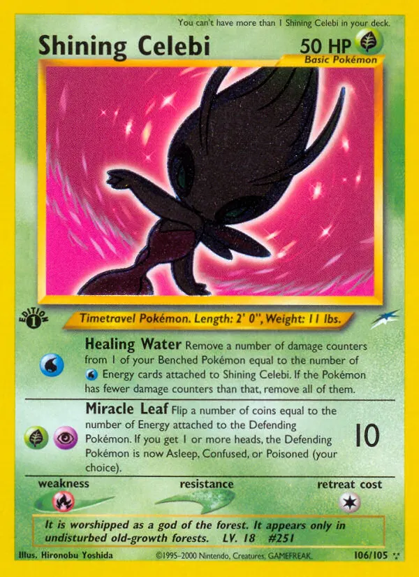 Shining Celebi card photo