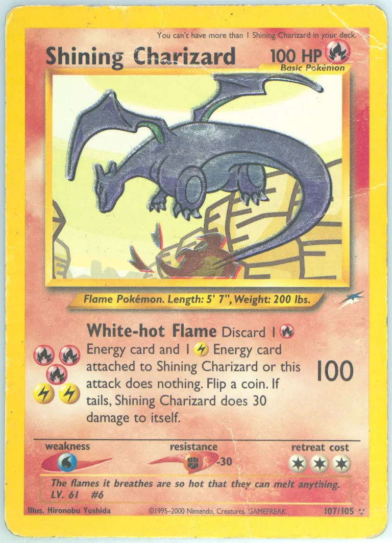 Shining Charizard card photo
