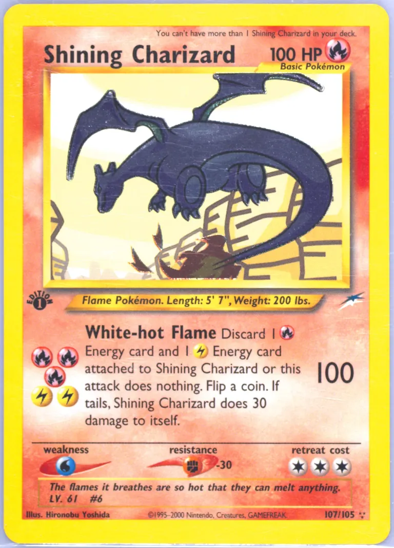 Shining Charizard card photo