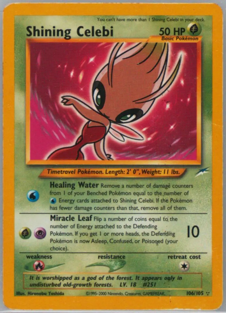 Shining Celebi #106, Neo Destiny
