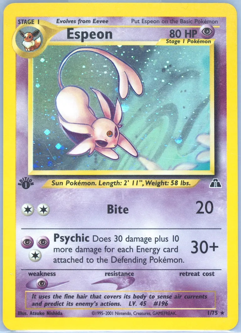 Espeon card photo
