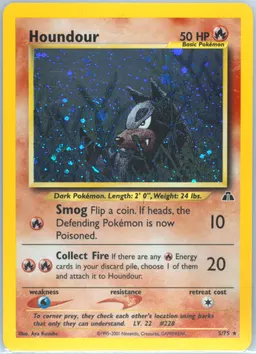 Houndour card photo