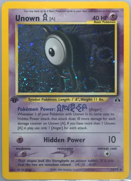 Unown [A] card photo