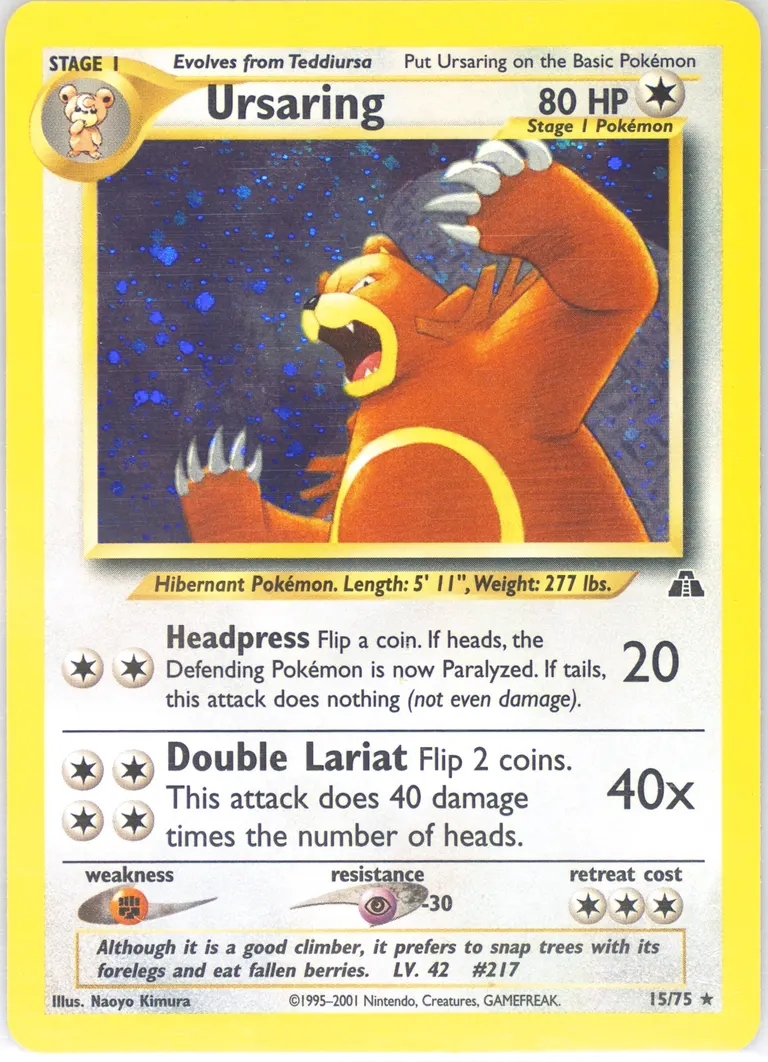 Ursaring card photo