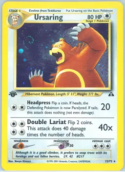 Ursaring card photo