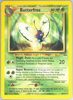 Butterfree card photo