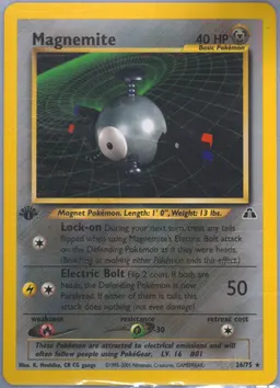 Magnemite card photo