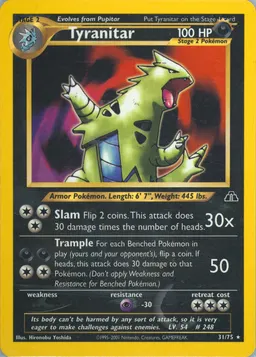Tyranitar card photo