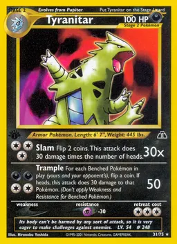 Tyranitar card photo