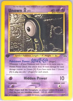 Unown [A] #33