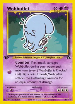 Wobbuffet card photo