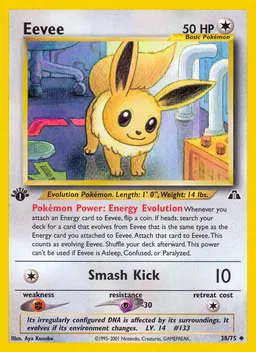 Eevee card photo