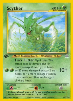 Scyther card photo