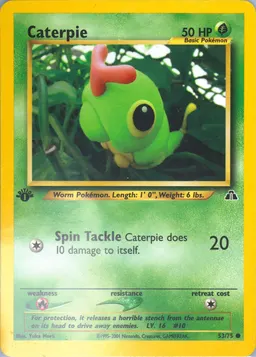Caterpie card photo