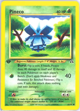 Pineco card photo