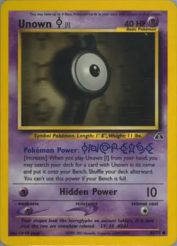 Unown [I] card photo
