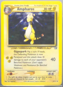Ampharos card photo