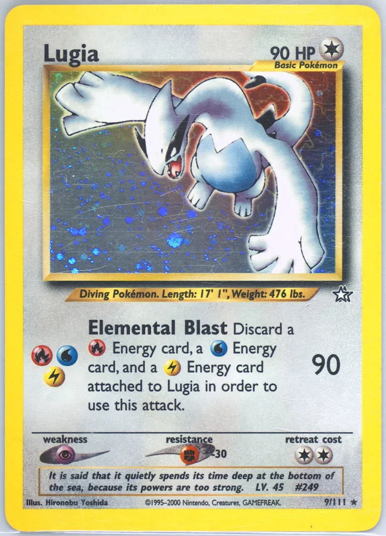 Lugia card photo