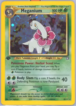 Meganium card photo
