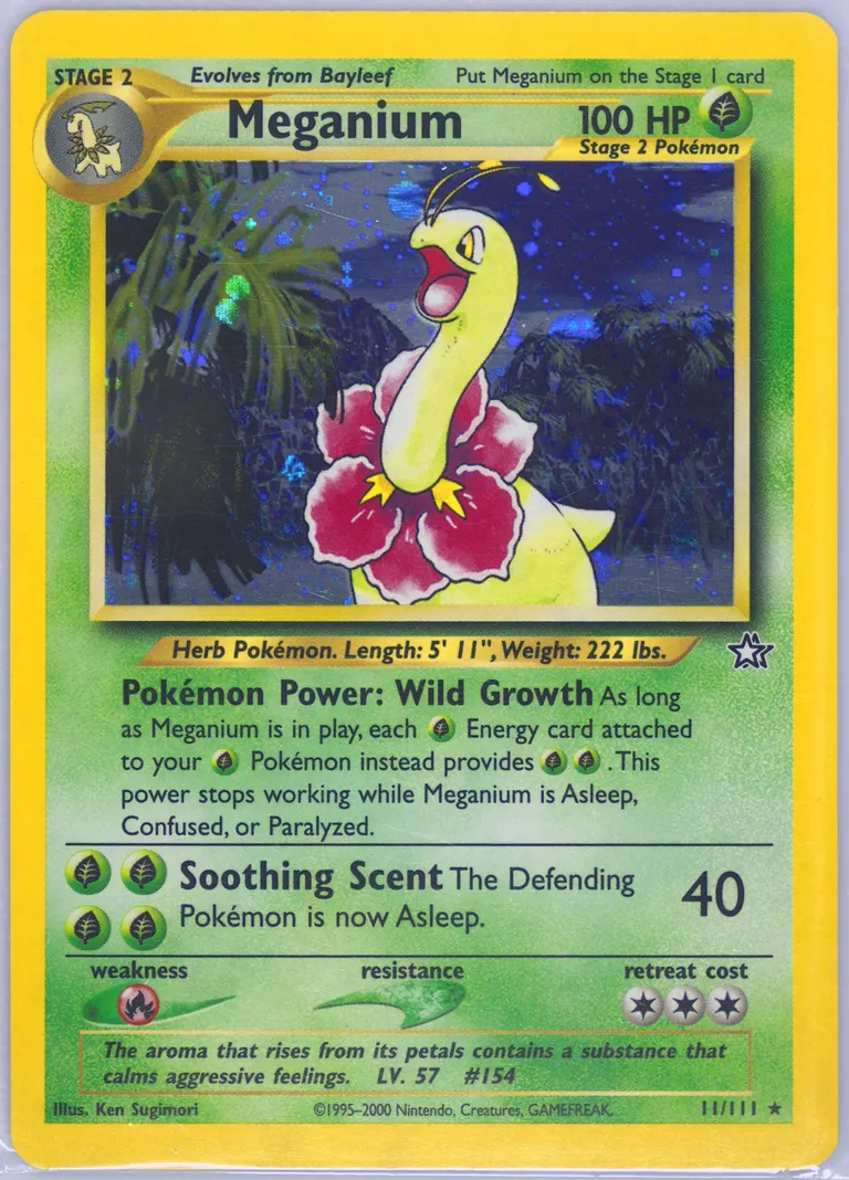 Meganium card photo