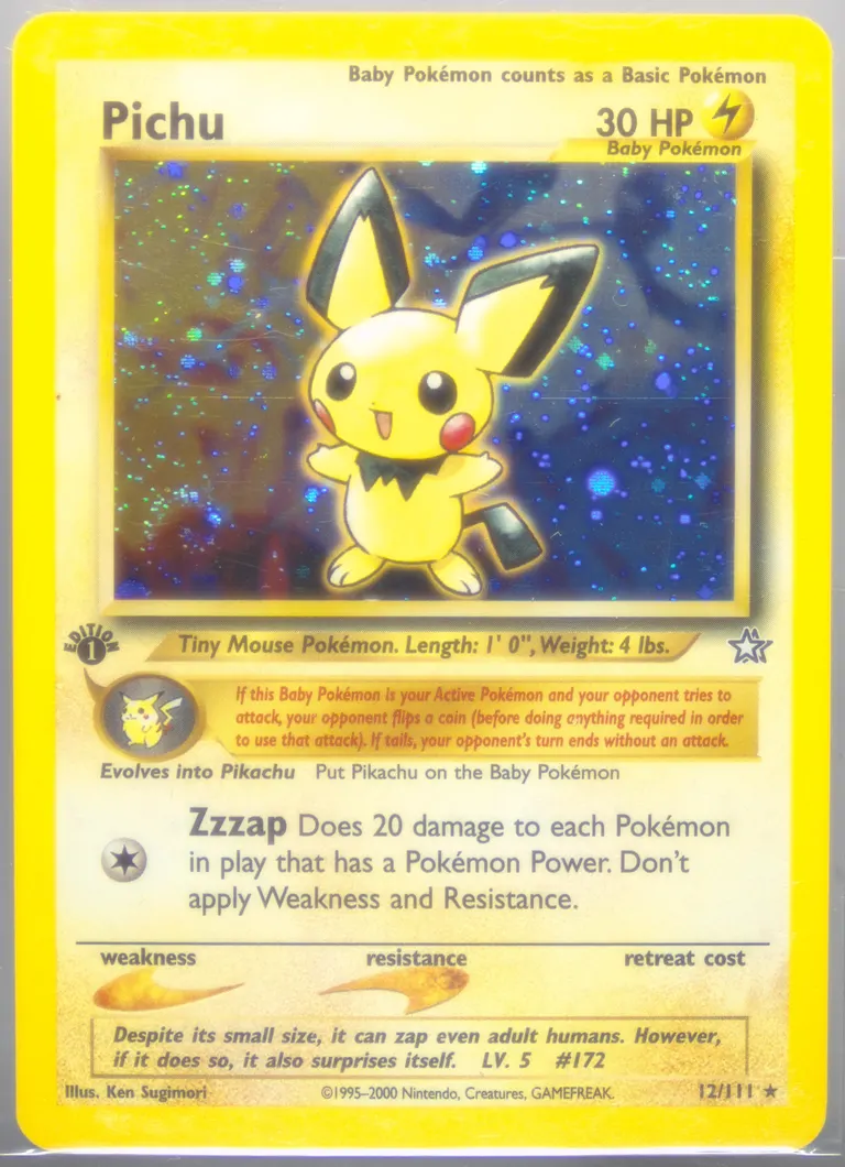 Pichu card photo