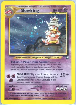 Slowking card photo