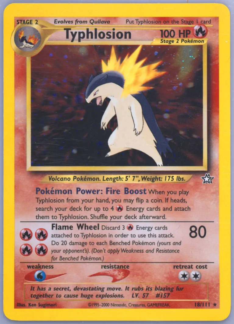 Typhlosion card photo