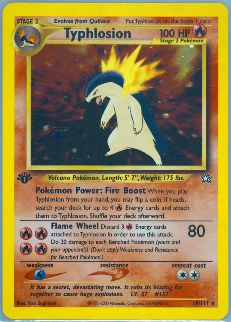 Typhlosion card photo