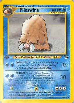 Piloswine card photo