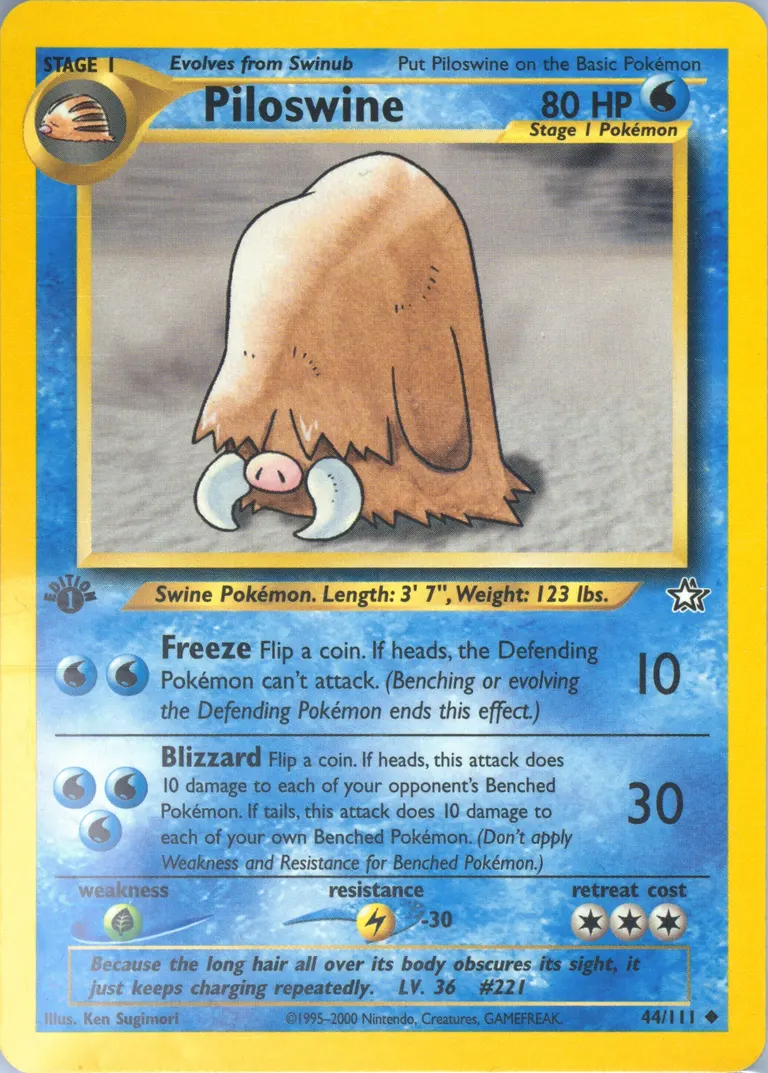 Piloswine card photo