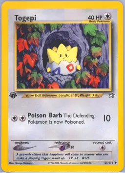 Togepi card photo