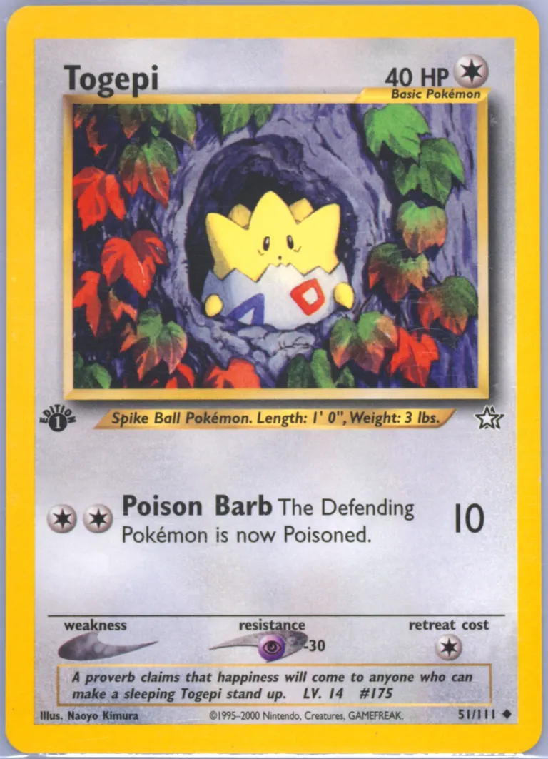 Togepi card photo