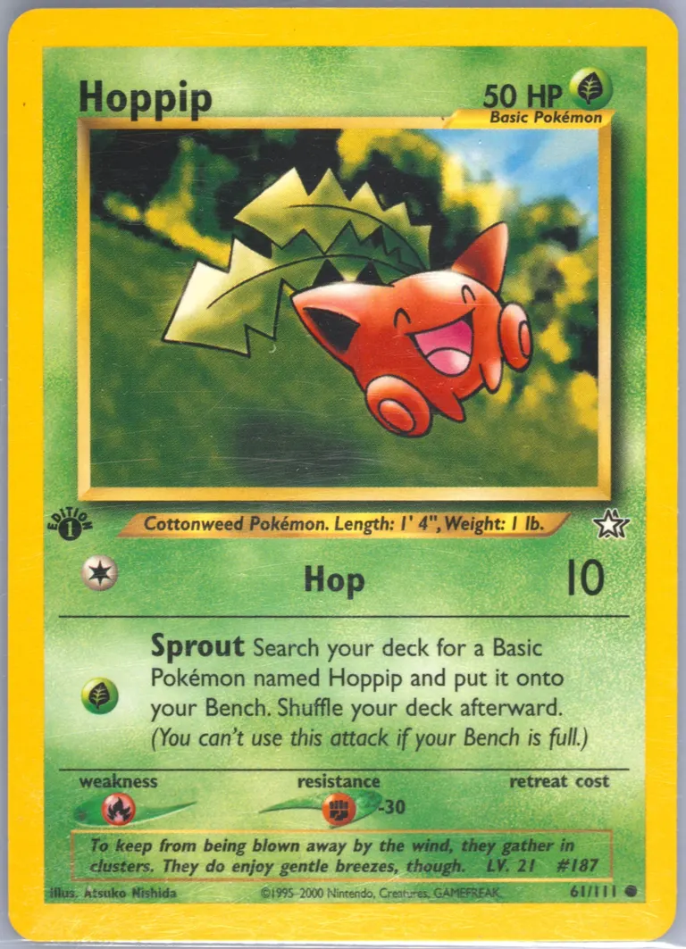 Hoppip card photo