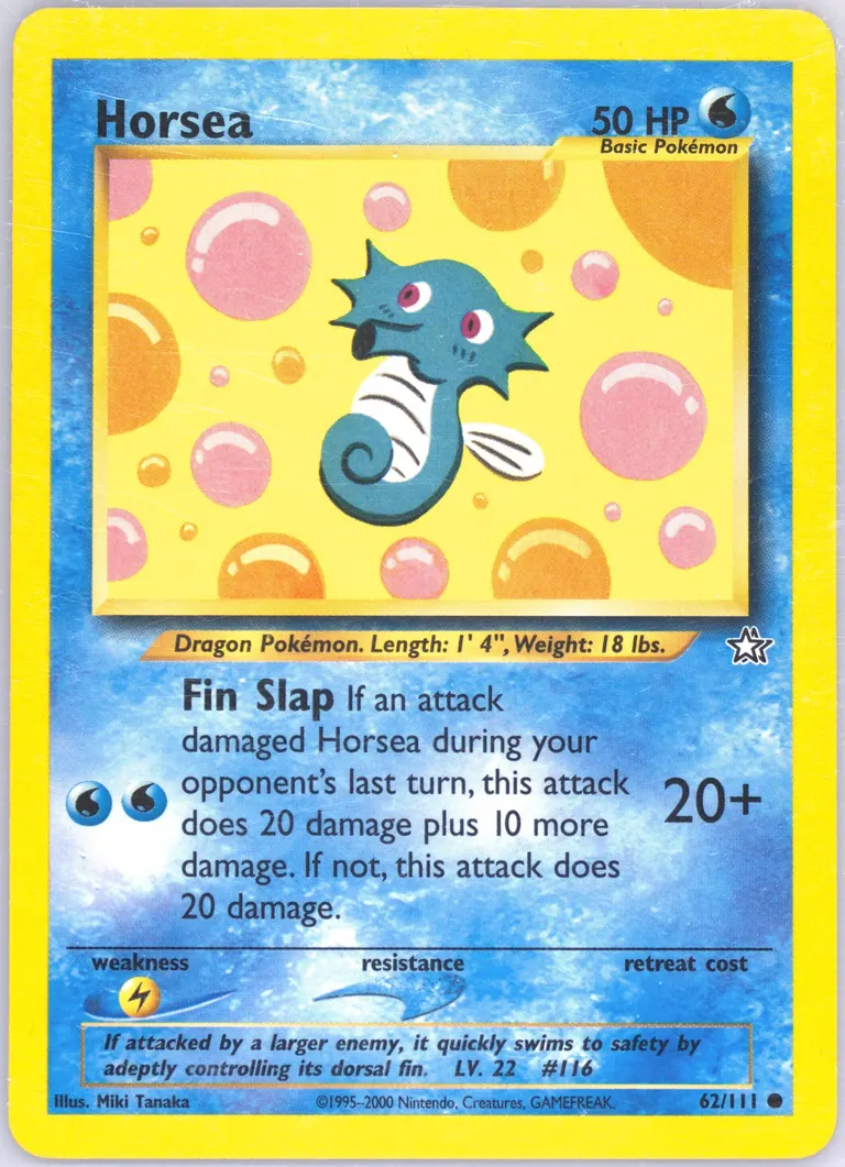 Horsea card photo