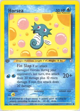 Horsea card photo